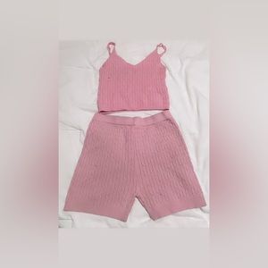 Baby Pink Tank/Short Set